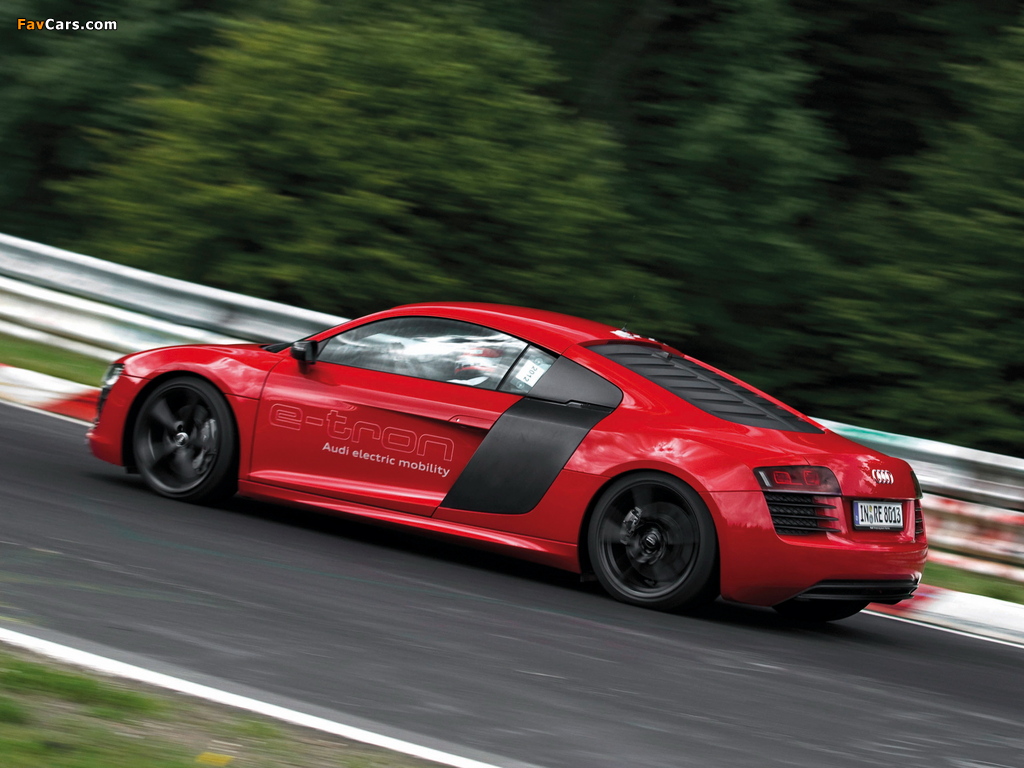 Audi R8 e-Tron Prototype 2010–11 wallpapers (1024 x 768)