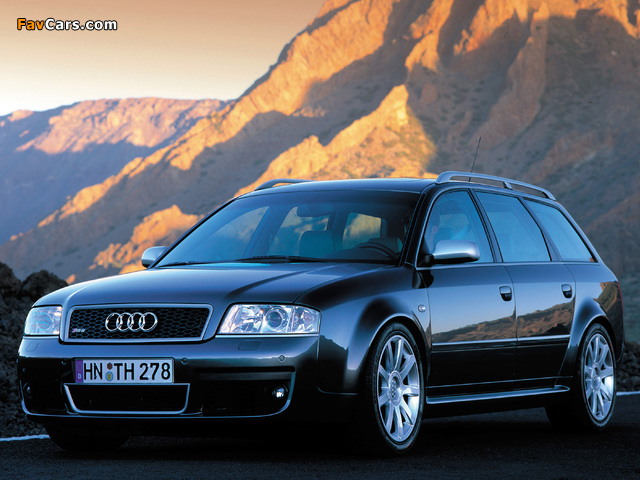 Audi RS 6 Avant (4B,C5) 2002–04 pictures (640 x 480)