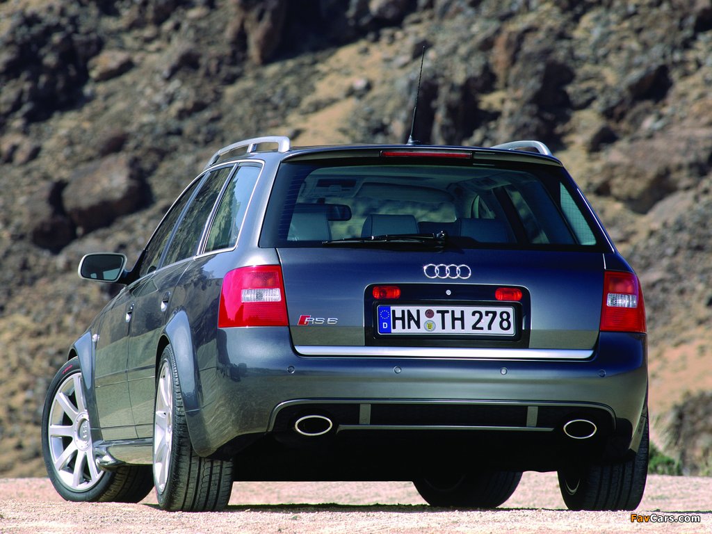 Audi RS 6 Avant (4B,C5) 2002–04 wallpapers (1024 x 768)