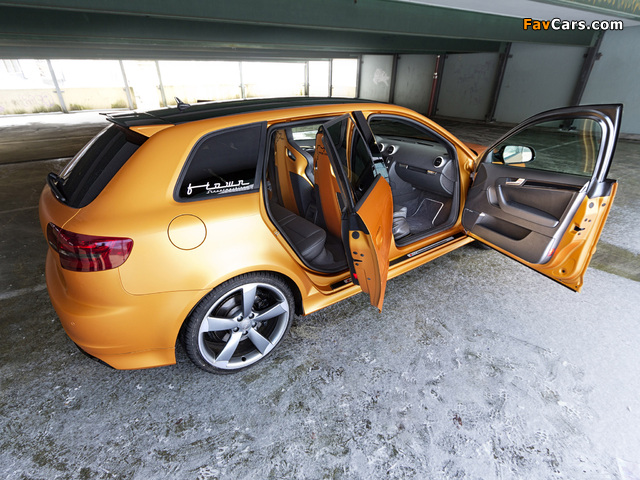 Schwabenfolia Audi RS3 Sportback Gold Orange (8PA) 2013 wallpapers (640 x 480)