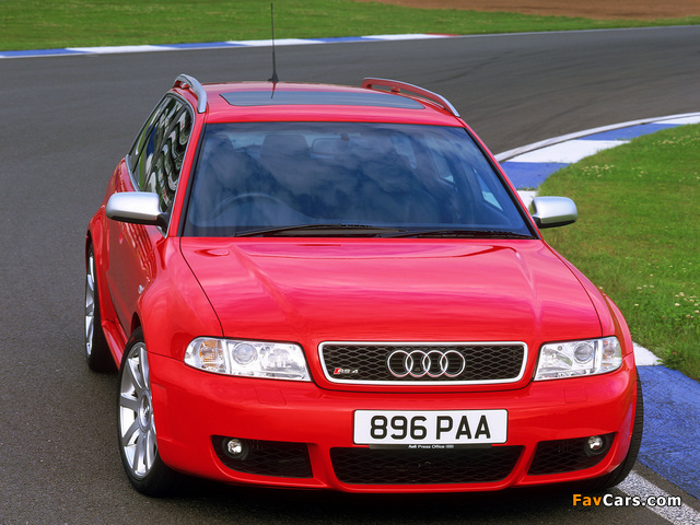 Audi RS4 Avant UK-spec (B5,8D) 2000–01 images (640 x 480)