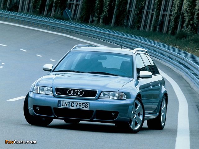 Audi RS4 Avant (B5,8D) 2000–01 images (640 x 480)