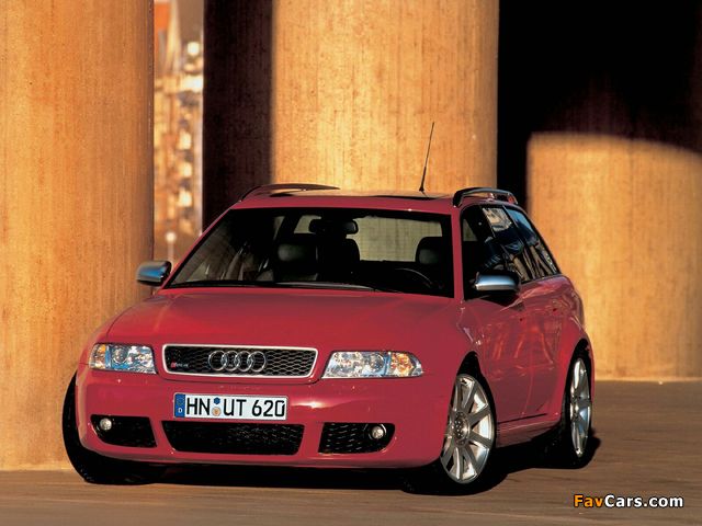 Audi RS4 Avant (B5,8D) 2000–01 images (640 x 480)