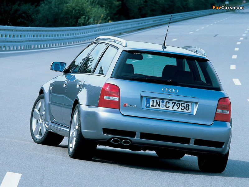 Audi RS4 Avant (B5,8D) 2000–01 pictures (800 x 600)