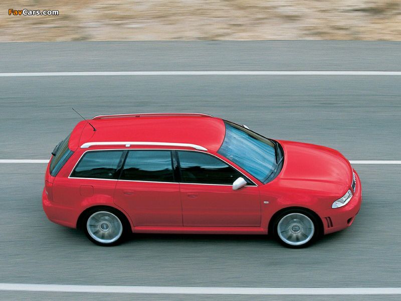 Audi RS4 Avant (B5,8D) 2000–01 wallpapers (800 x 600)