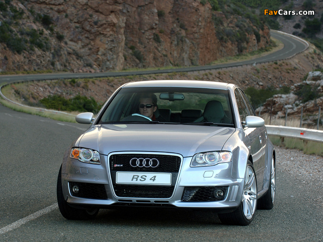 Audi RS4 Sedan ZA-spec (B7,8E) 2005–07 images (640 x 480)