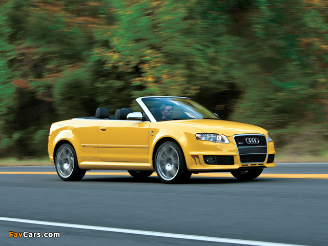 Audi RS4 Cabriolet US-spec (B7,8H) 2006–08 images (640 x 480)