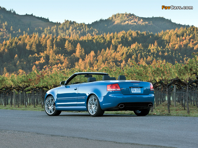 Audi RS4 Cabriolet US-spec (B7,8H) 2006–08 images (640 x 480)