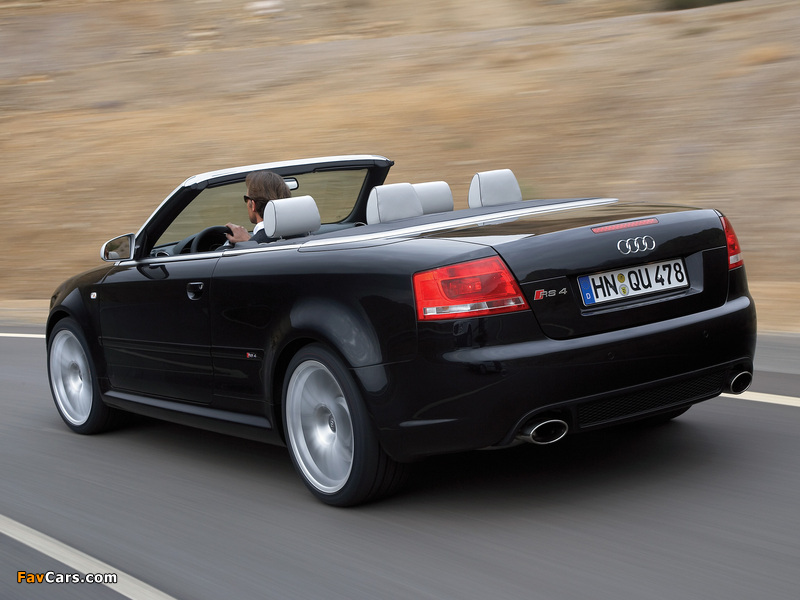 Audi RS4 Cabriolet (B7,8H) 2006–08 photos (800 x 600)