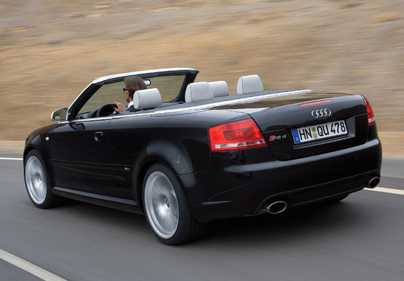 Audi RS4 Cabriolet (B7,8H) 2006–08 photos