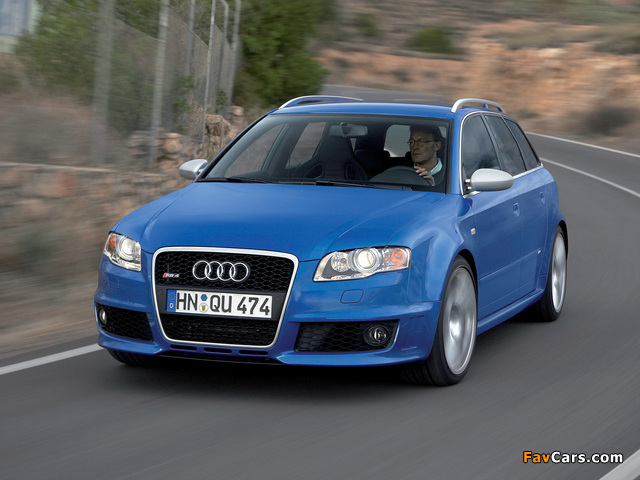Audi RS4 Avant (B7,8E) 2006–08 photos (640 x 480)