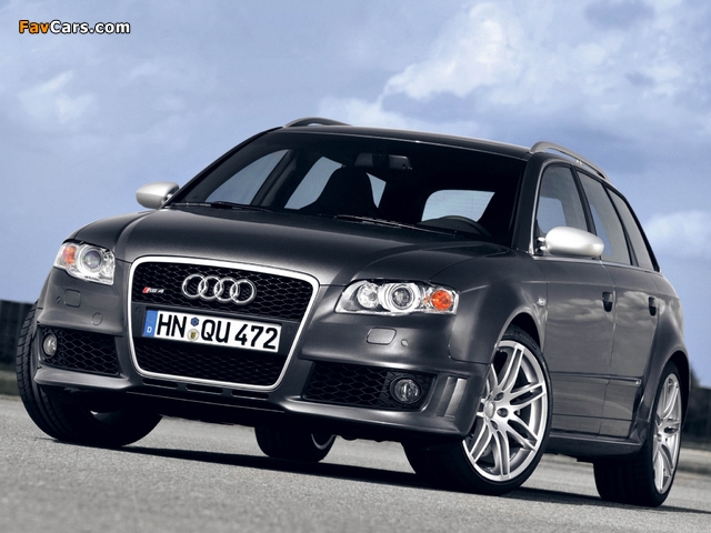 Audi RS4 Avant (B7,8E) 2006–08 photos (640 x 480)
