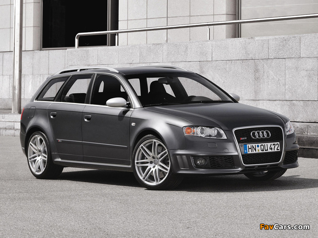 Audi RS4 Avant (B7,8E) 2006–08 pictures (640 x 480)