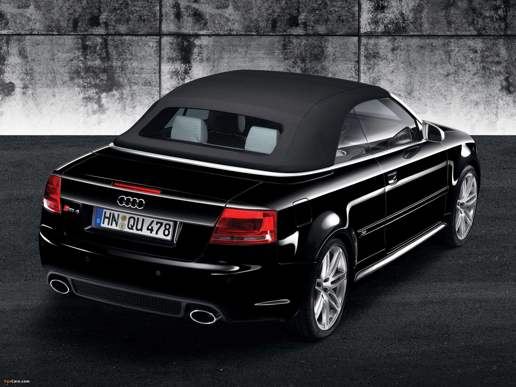 Audi RS4 Cabriolet (B7,8H) 2006–08 wallpapers (2048 x 1536)