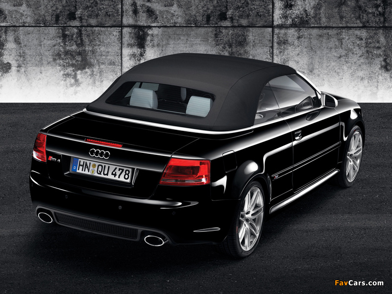 Audi RS4 Cabriolet (B7,8H) 2006–08 wallpapers (800 x 600)