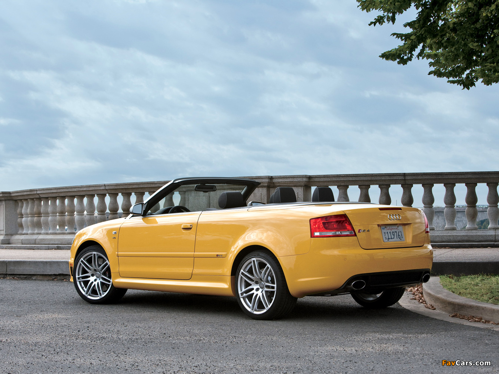 Audi RS4 Cabriolet US-spec (B7,8H) 2006–08 wallpapers (1024 x 768)