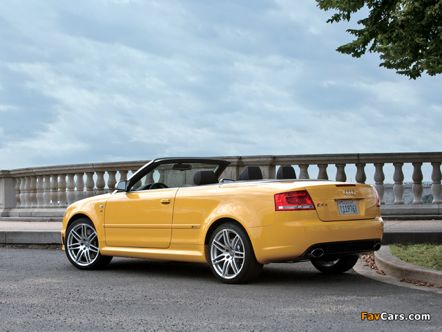 Audi RS4 Cabriolet US-spec (B7,8H) 2006–08 wallpapers (640 x 480)