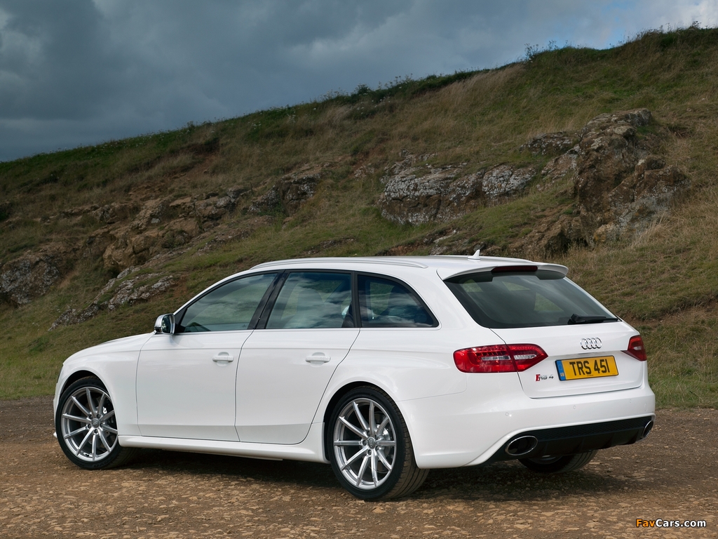 Audi RS4 Avant UK-spec (B8,8K) 2012 images (1024 x 768)