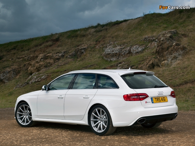 Audi RS4 Avant UK-spec (B8,8K) 2012 images (640 x 480)