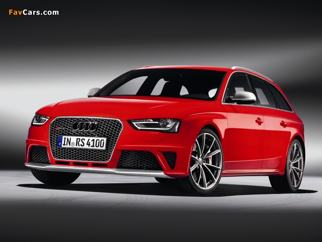 Audi RS4 Avant (B8,8K) 2012 images (640 x 480)