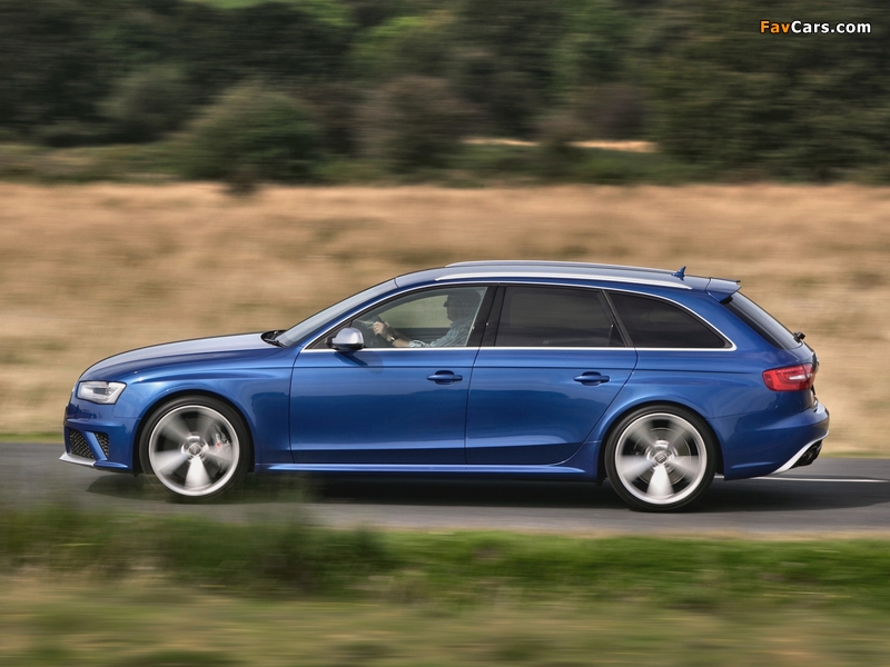 Audi RS4 Avant UK-spec (B8,8K) 2012 photos (800 x 600)
