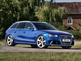 Audi RS4 Avant UK-spec (B8,8K) 2012 photos