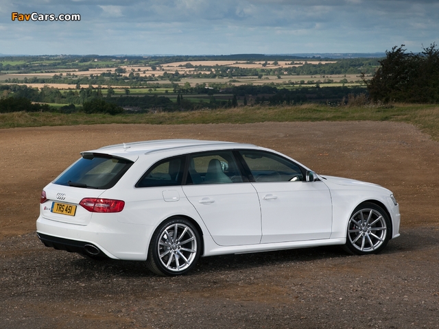 Audi RS4 Avant UK-spec (B8,8K) 2012 photos (640 x 480)