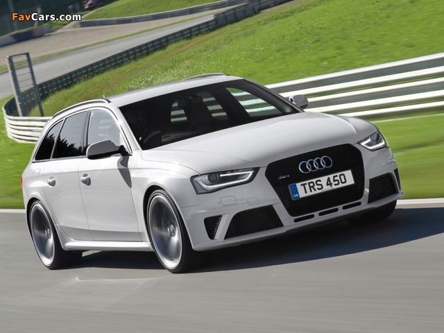 Audi RS4 Avant UK-spec (B8,8K) 2012 photos (640 x 480)