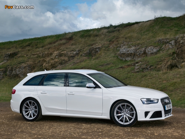 Audi RS4 Avant UK-spec (B8,8K) 2012 pictures (640 x 480)