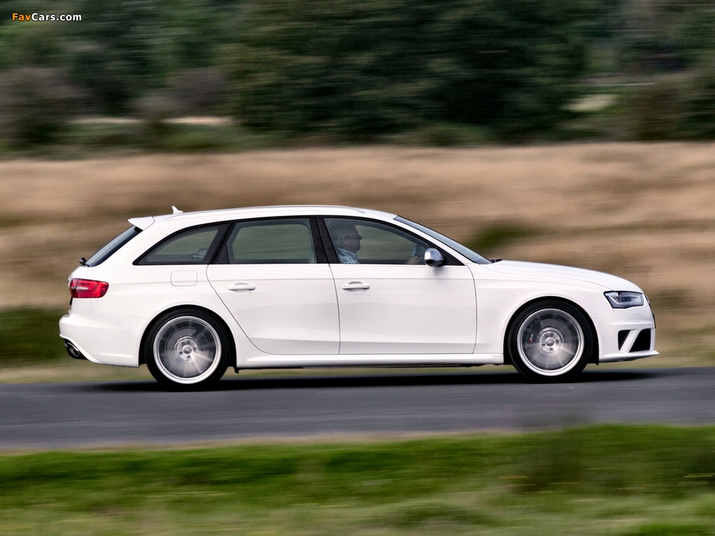 Audi RS4 Avant UK-spec (B8,8K) 2012 pictures (1024 x 768)