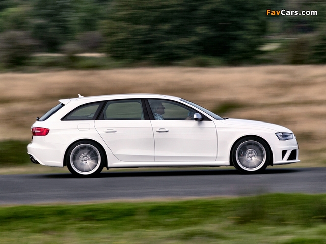 Audi RS4 Avant UK-spec (B8,8K) 2012 pictures (640 x 480)