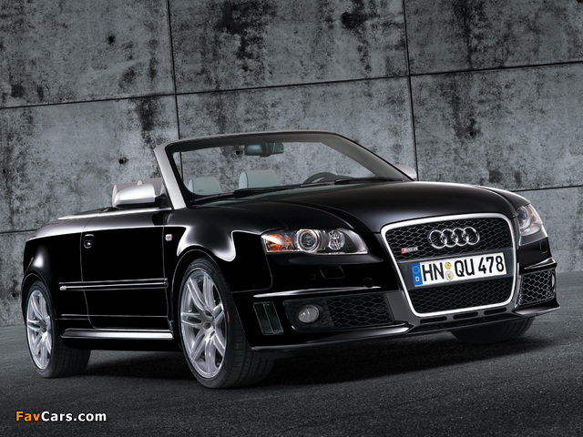 Images of Audi RS4 Cabriolet (B7,8H) 2006–08 (640 x 480)
