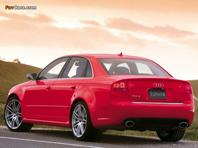 Pictures of Audi RS4 Sedan US-spec (B7,8E) 2005–07 (640 x 480)
