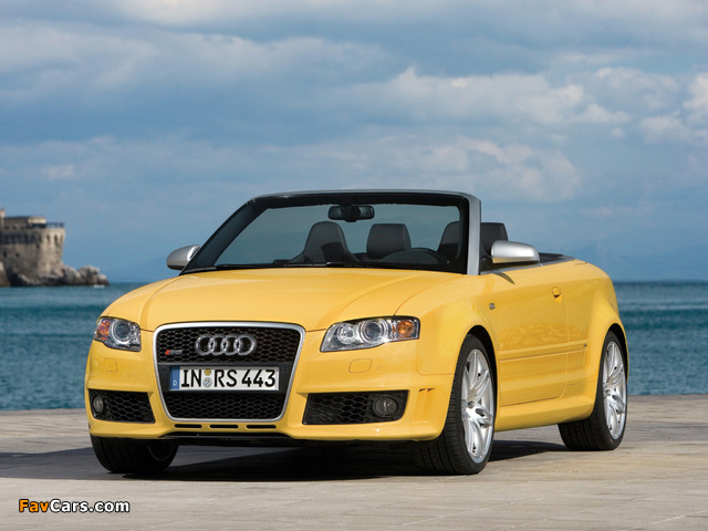 Pictures of Audi RS4 Cabriolet (B7,8H) 2006–08 (640 x 480)