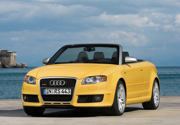 Pictures of Audi RS4 Cabriolet (B7,8H) 2006–08