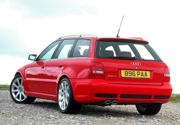 Audi RS4 Avant UK-spec (B5,8D) 2000–01 wallpapers