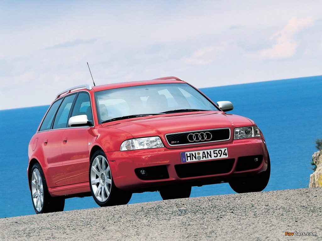 Audi RS4 Avant (B5,8D) 2000–01 wallpapers (1024 x 768)