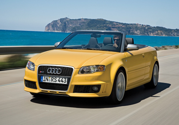 Audi RS4 Cabriolet (B7,8H) 2006–08 wallpapers