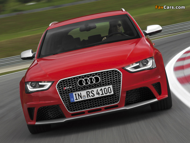 Audi RS4 Avant (B8,8K) 2012 wallpapers (640 x 480)