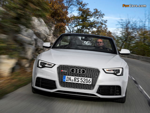 Audi RS5 Cabriolet 2012 pictures (640 x 480)
