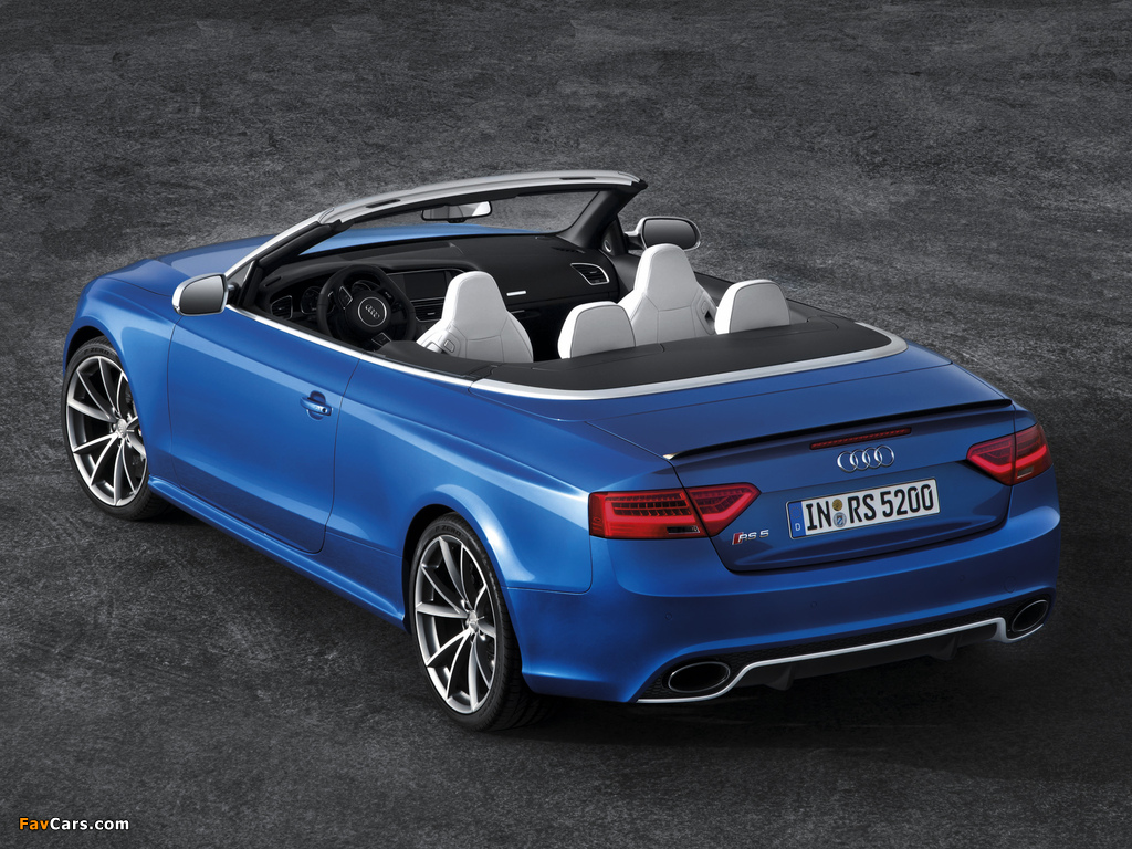 Audi RS5 Cabriolet 2012 wallpapers (1024 x 768)