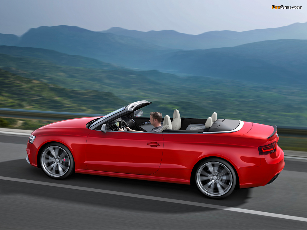 Audi RS5 Cabriolet 2012 wallpapers (1024 x 768)