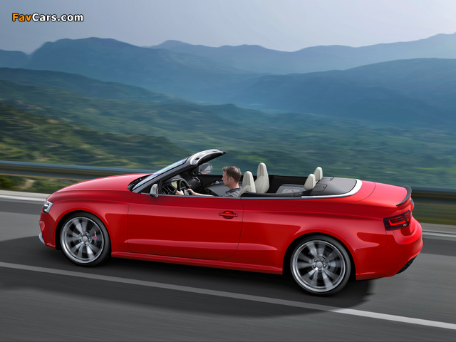 Audi RS5 Cabriolet 2012 wallpapers (640 x 480)