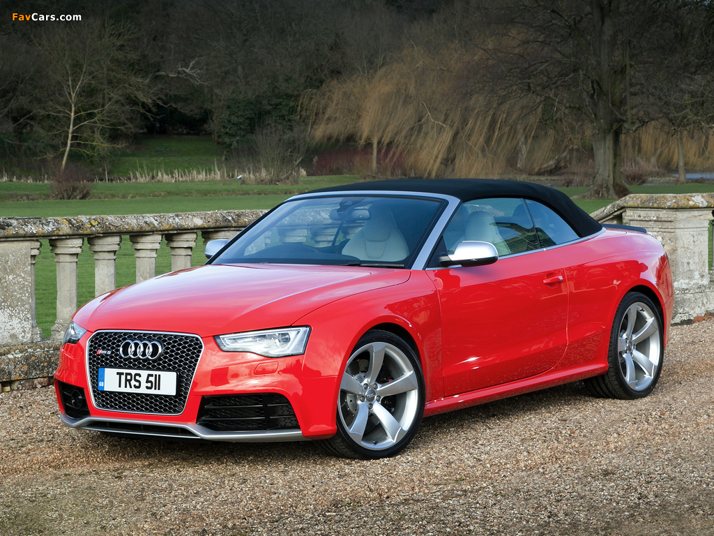 Audi RS5 Cabriolet UK-spec 2013 images (1024 x 768)