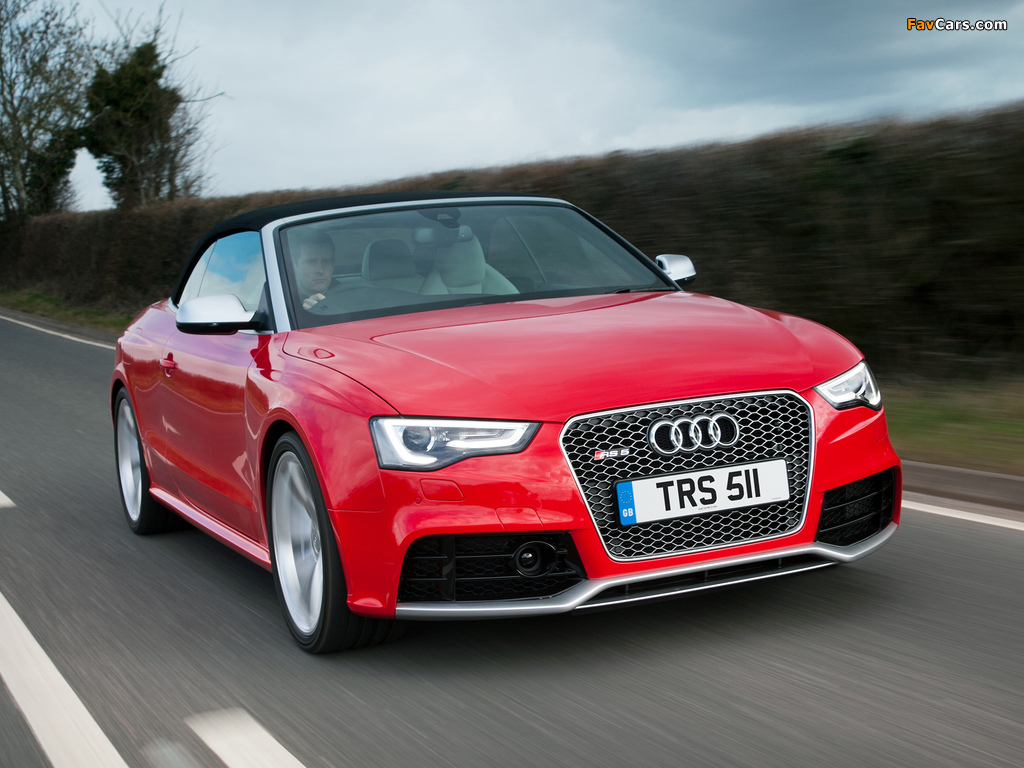 Audi RS5 Cabriolet UK-spec 2013 photos (1024 x 768)