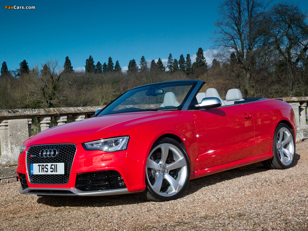 Audi RS5 Cabriolet UK-spec 2013 photos (1024 x 768)