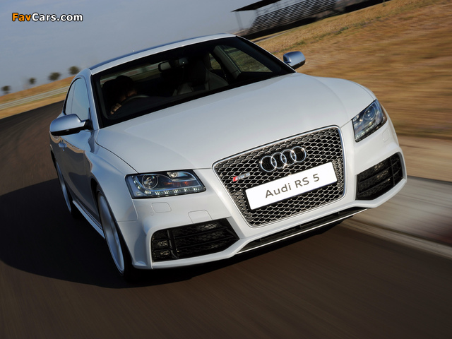 Pictures of Audi RS5 Coupe ZA-spec 2010 (640 x 480)