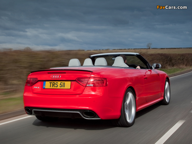 Pictures of Audi RS5 Cabriolet UK-spec 2013 (640 x 480)