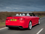 Pictures of Audi RS5 Cabriolet UK-spec 2013