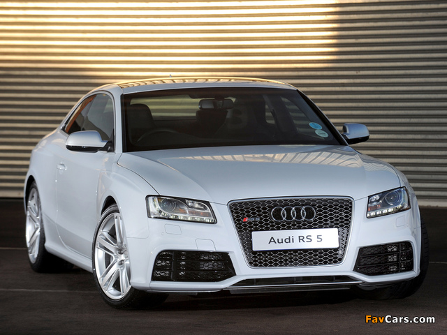 Audi RS5 Coupe ZA-spec 2010 wallpapers (640 x 480)